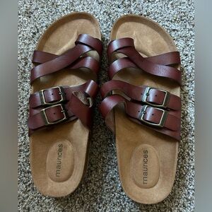 Maurices red sandals